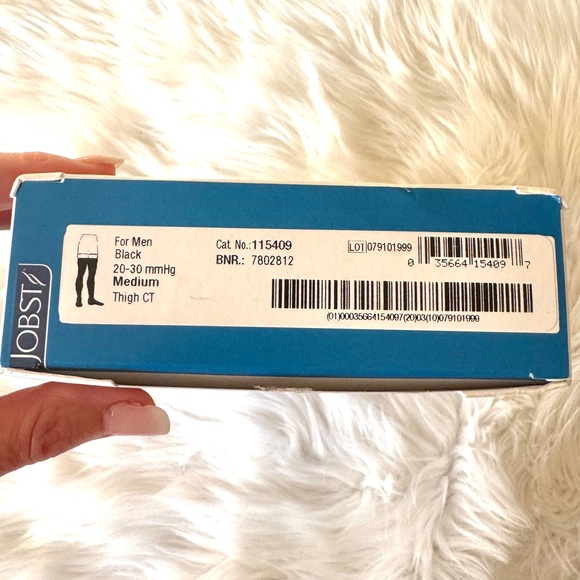 💖 Jobst For Men Thigh High CT Stockings 20-30 mmHG, NWT - Picture 2 of 15